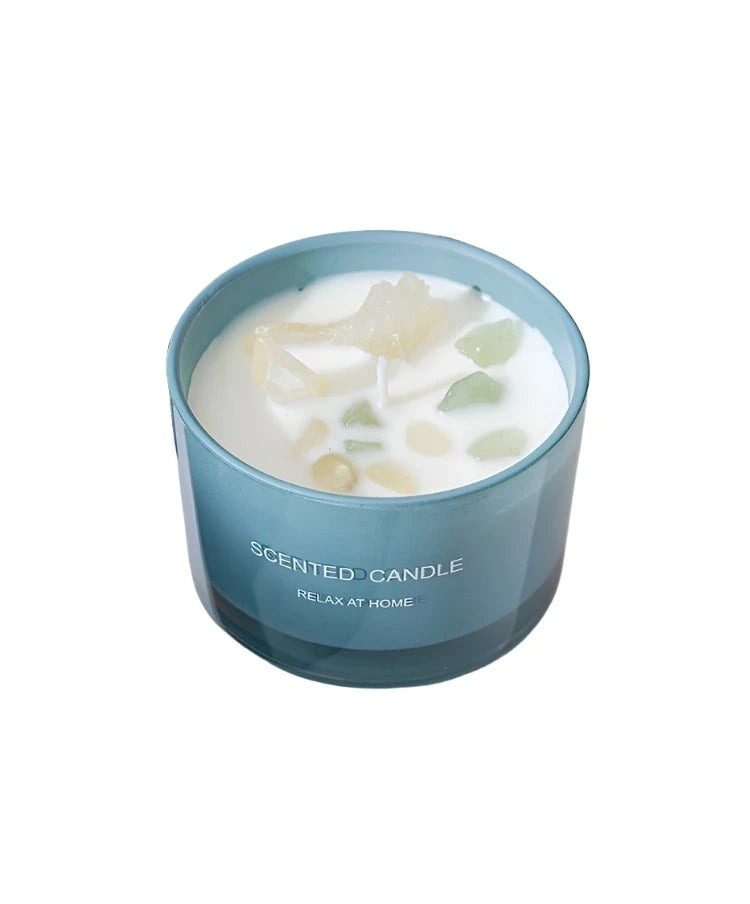 Crystal Stone Soy Wax Aroma Candle