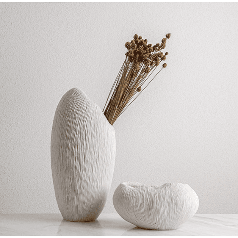 Japandi Simplicity: Abstract Ceramic Vase