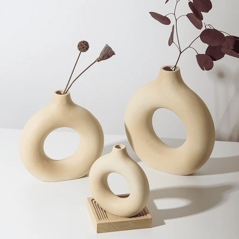 Circular Ceramic Vase