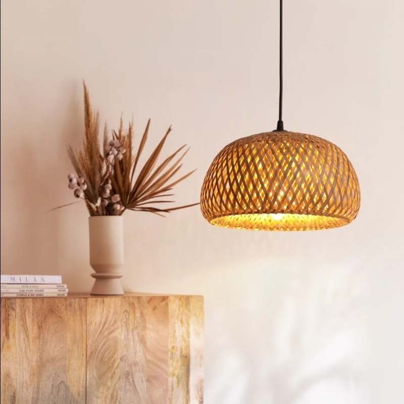 Classical Bamboo Weaving Chandelier Lamp