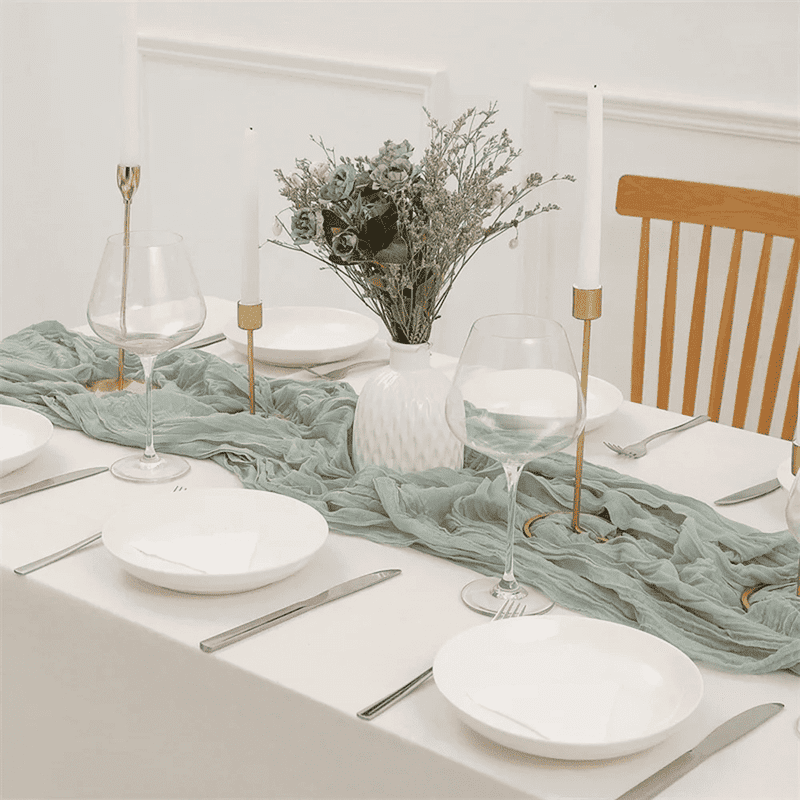 Beach Vibes All Year: Gauze Table Runner (Celebrate Life)