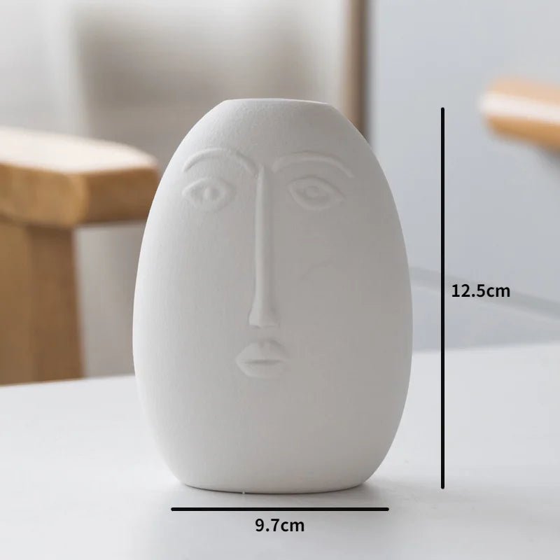 Blooming Personalities: Whimsical Face Vase (Modern Home Decor)