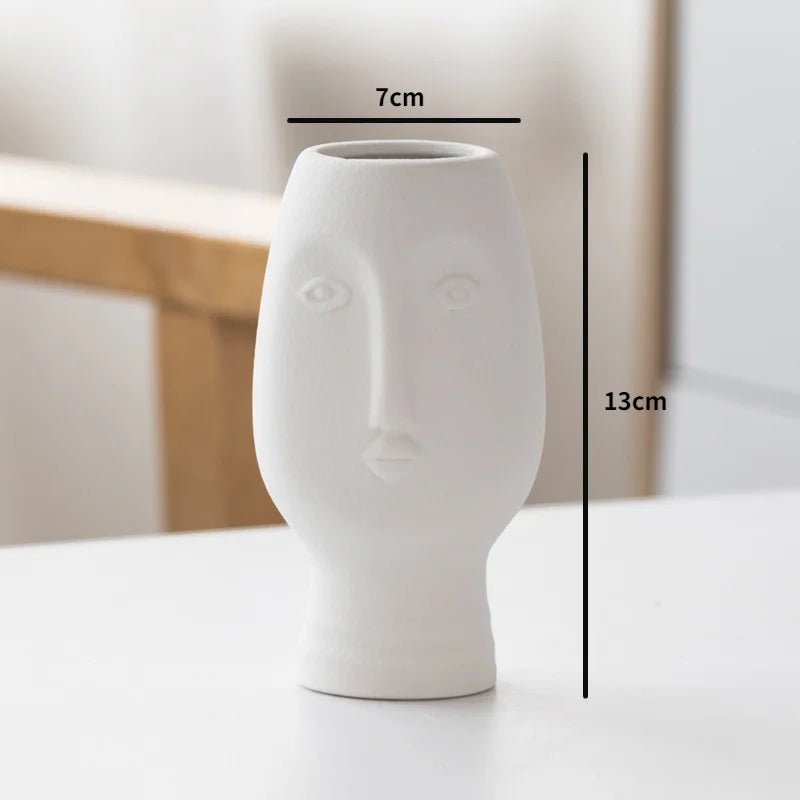 Blooming Personalities: Whimsical Face Vase (Modern Home Decor)