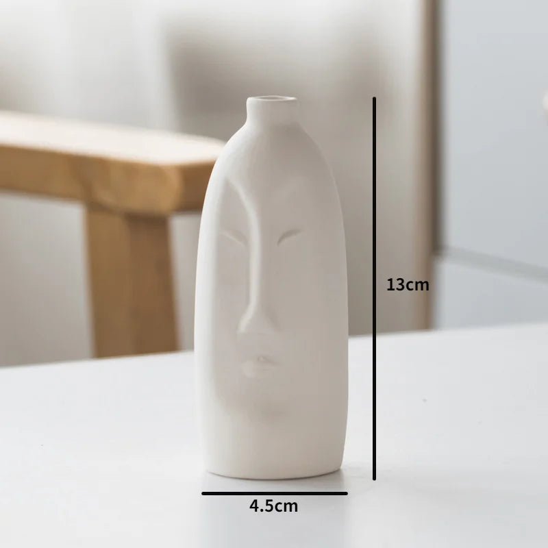 Blooming Personalities: Whimsical Face Vase (Modern Home Decor)