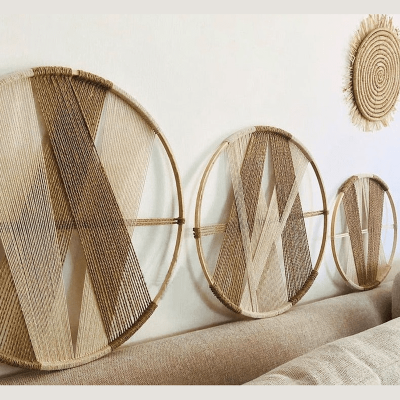 Woven Wonder: Round Macrame Wall Art (Nordic Simplicity! Boho Charm)