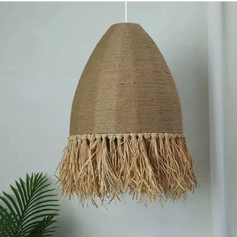 Rattan Pendant Lamp for Japandi Ambiance