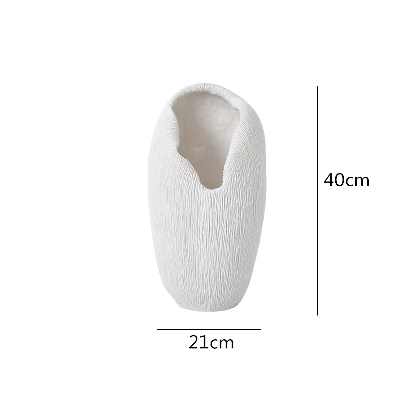 Japandi Simplicity: Abstract Ceramic Vase