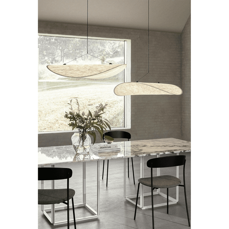 Wabi Sabi Silk LED Pendant Chandelier: Modern Nordic Lighting for Home