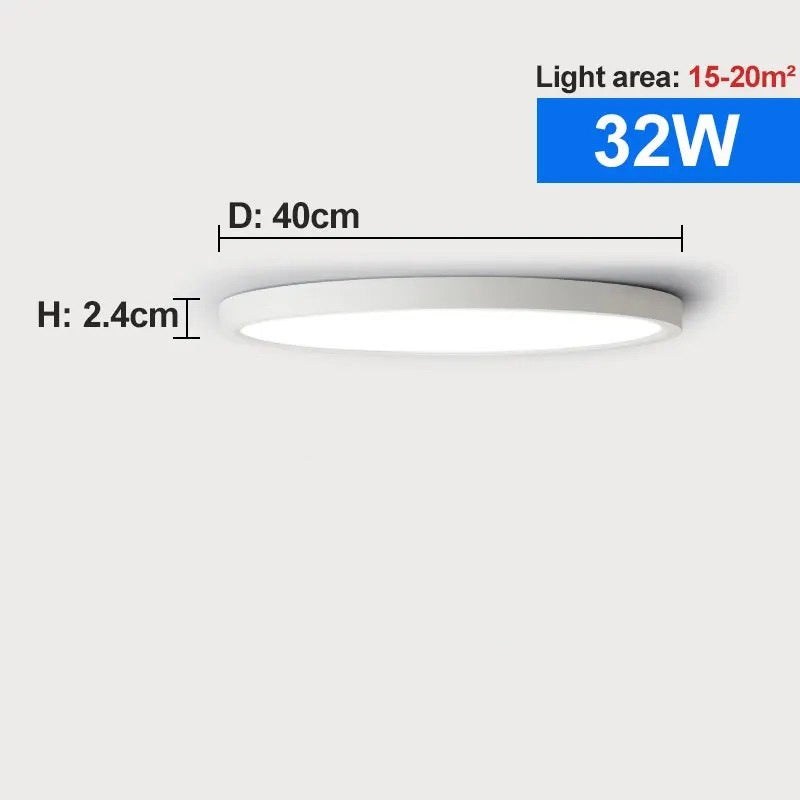 Wood & Metal LED Ceiling Light