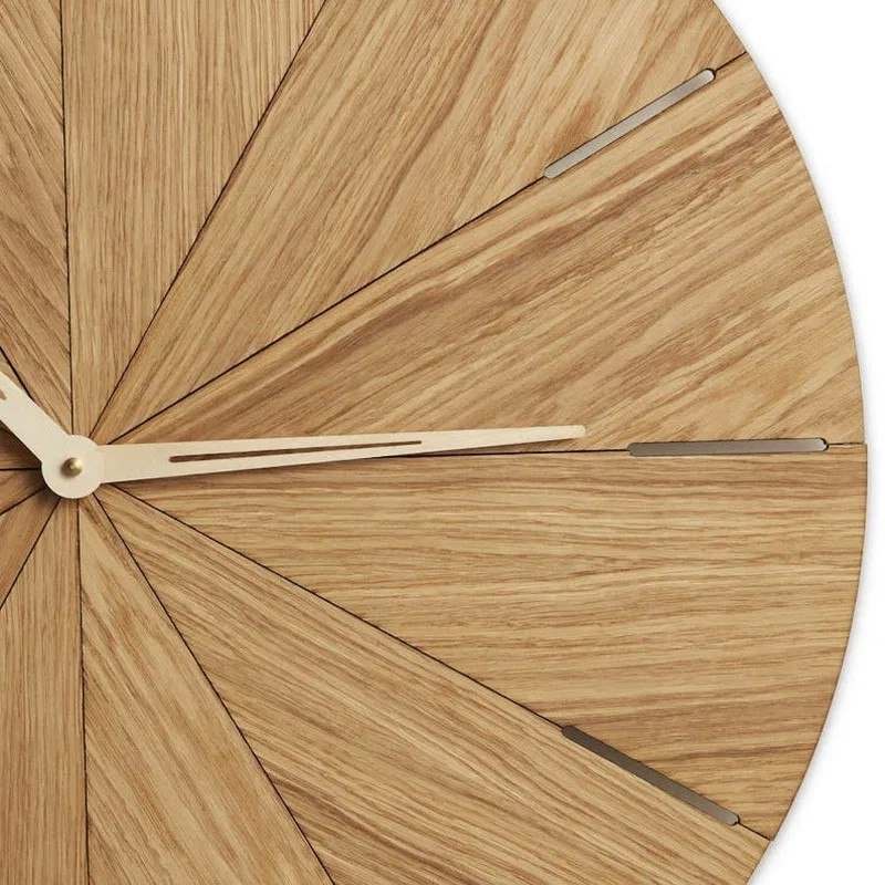 Large Wall Clock (Wood): Modern Home Decor