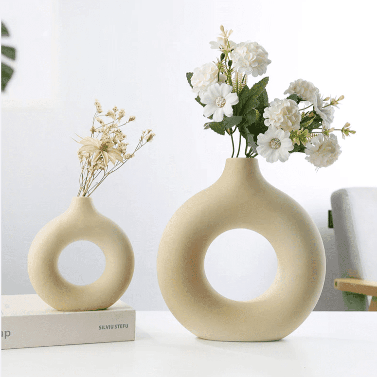 Circular Ceramic Vase