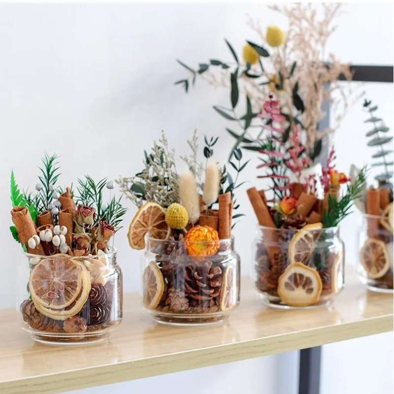 Mixed Real Dried Flower Box for DIY Crafts and Decor