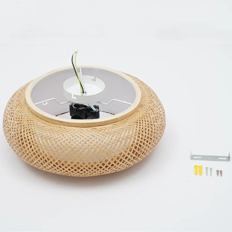 Woven Statement: Rattan Pendant Lamps