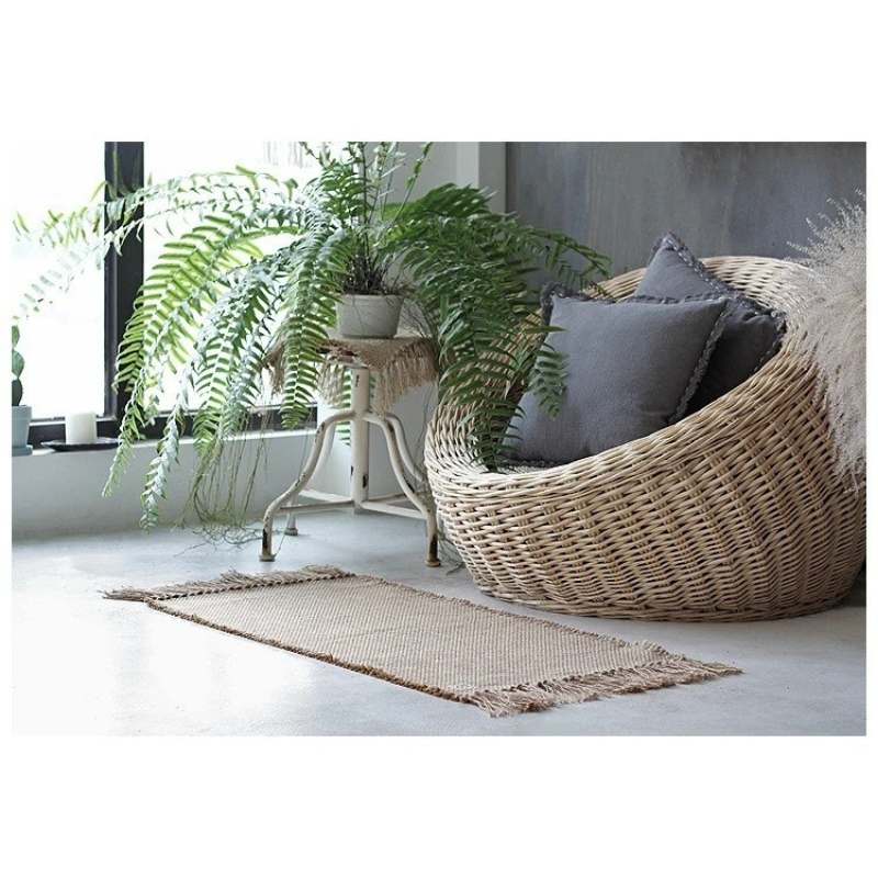 Natural Jute & Macrame Decor: Rugs, Runner & Tassels