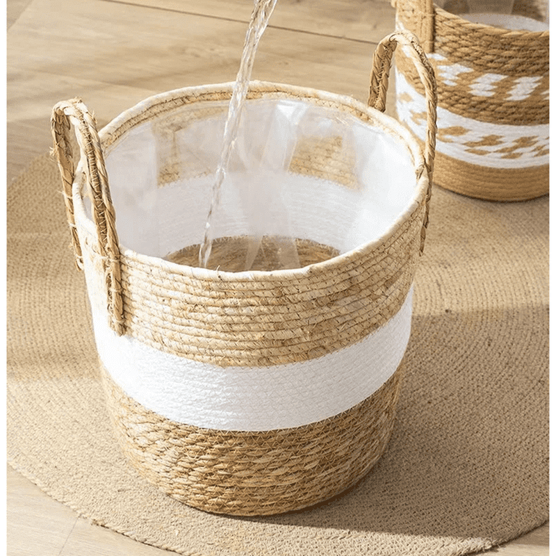 Japandi Serenity: Multifunctional Rattan Plant Pots for Zen Living