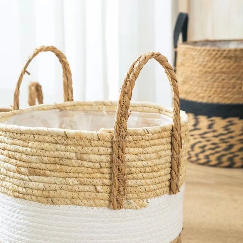 Japandi Serenity: Multifunctional Rattan Plant Pots for Zen Living