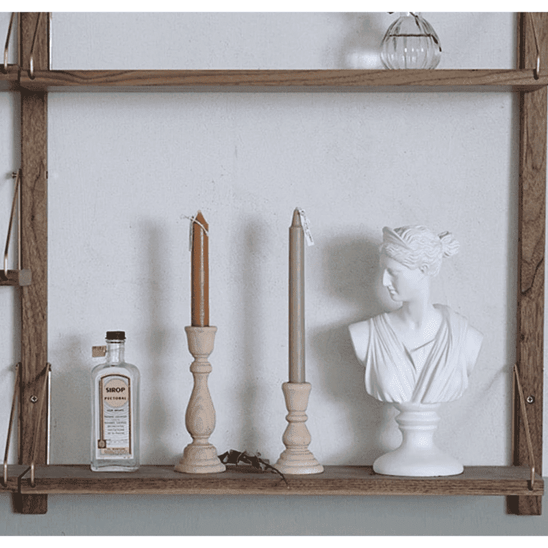 Japandi Craft: Classic & Natural Wood Candle Holders