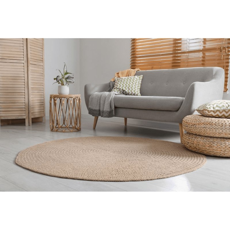 Natural Jute Carpet - Soft, Durable Home & Bedroom Rug