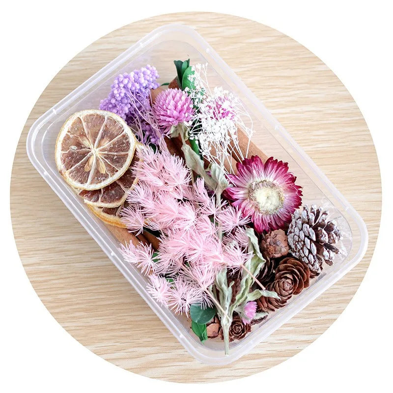 Mixed Real Dried Flower Box for DIY Crafts and Decor