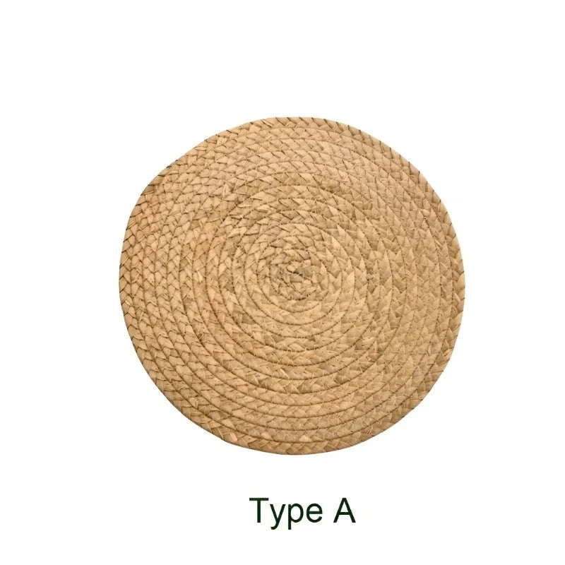 Heat Resistant Natural Rattan Placemats (Set of 4)