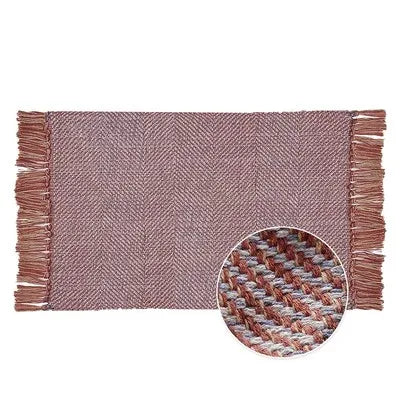 Nordic Kilim Cotton Linen Woven Carpets