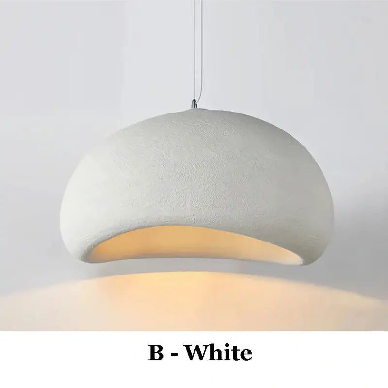 Minimalist Japanese Wabi Sabi Pendant Light