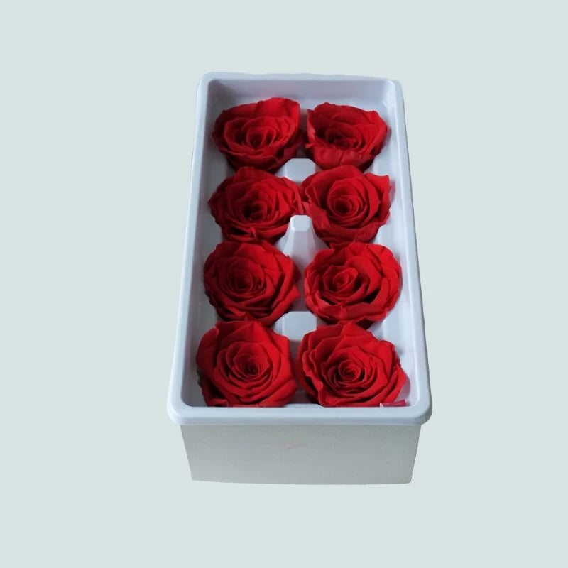 8pcs Eternal Flower Preserved Rose DIY Material