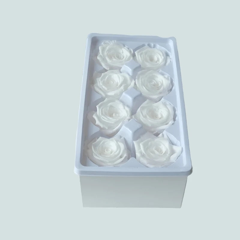 8pcs Eternal Flower Preserved Rose DIY Material