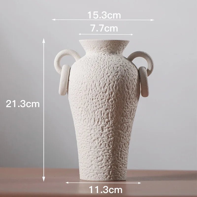 Handcrafted Nordic Vase: Elevate Your Home with Modern Farmhouse Charm