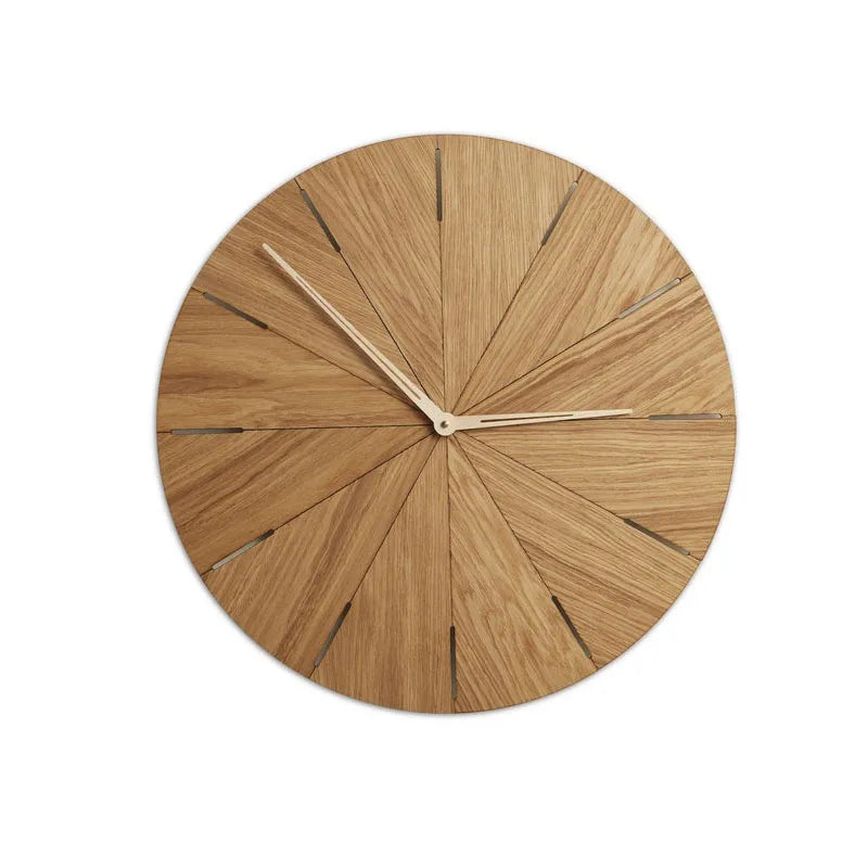 Large Wall Clock (Wood): Modern Home Decor