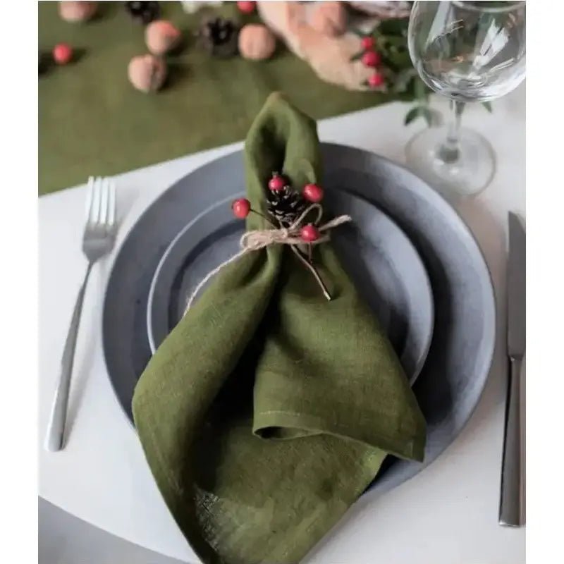 Linen Napkins (100% Natural! Elevate Every Table)