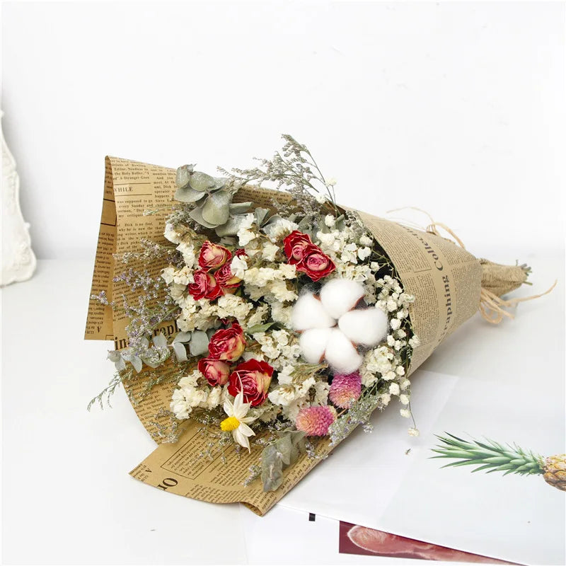 Dried Rose Bouquet: Real Flowers, Lasting Gift