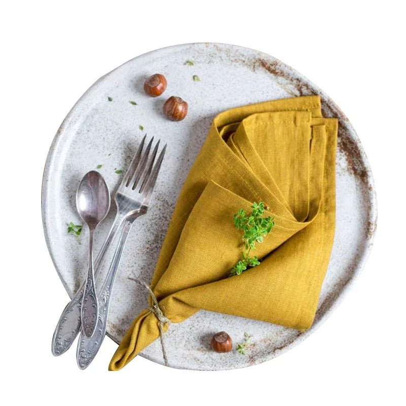 Linen Napkins (100% Natural! Elevate Every Table)