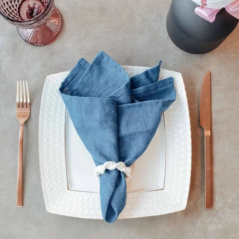 Linen Napkins (100% Natural! Elevate Every Table)