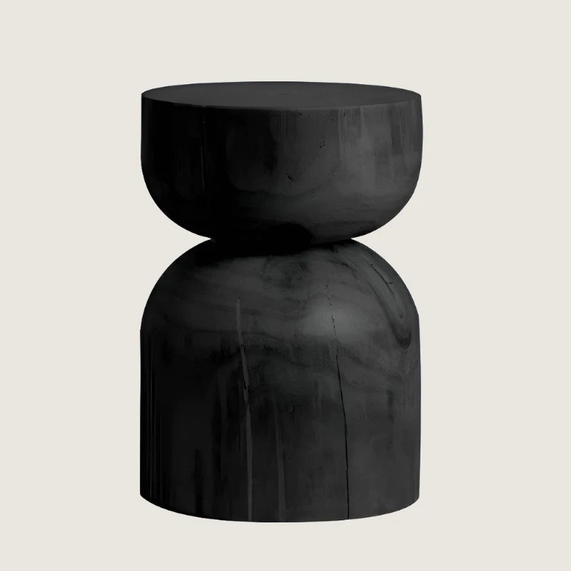 Round Log Stool - Side Table