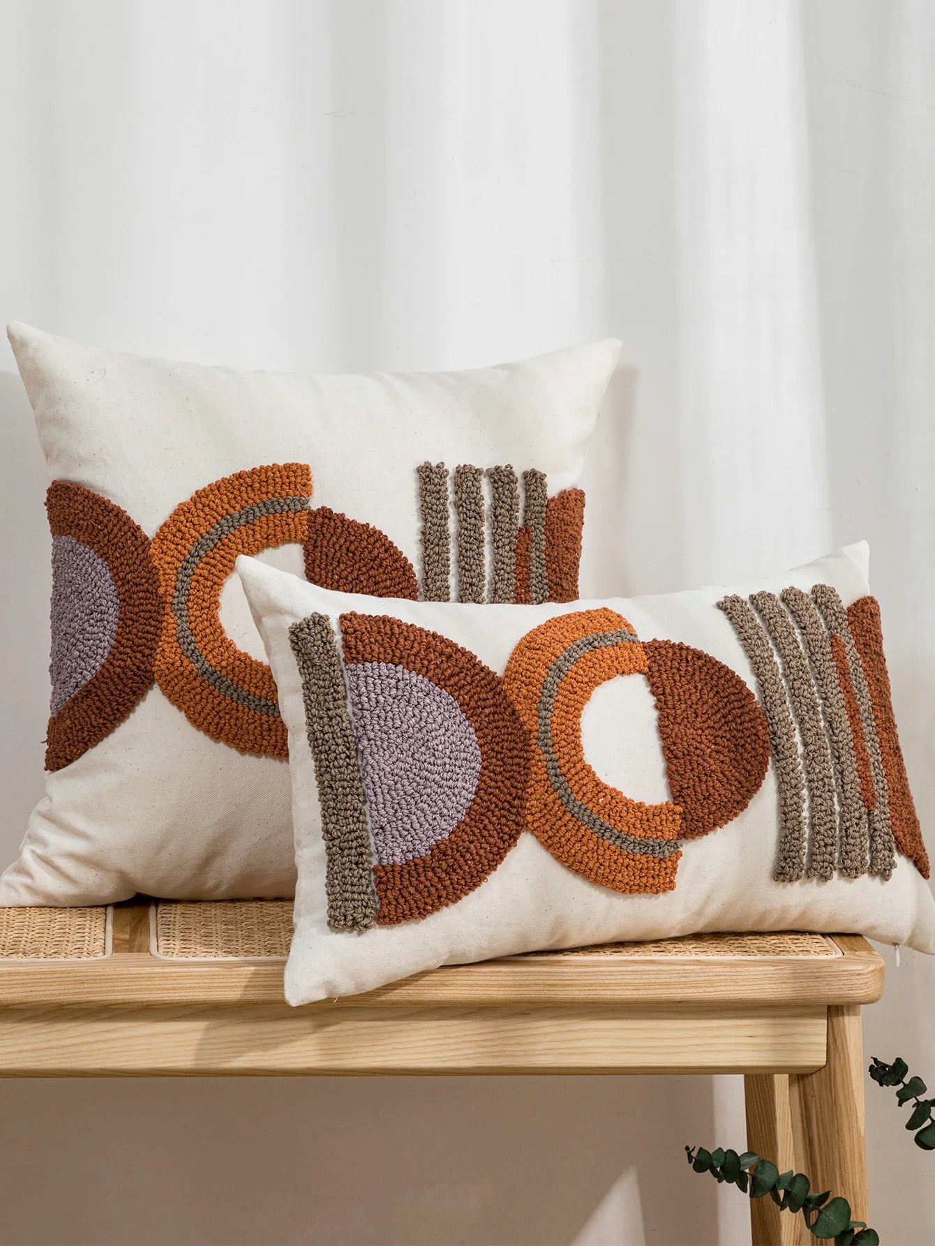 Pillowcase with Retro Bohemian Design