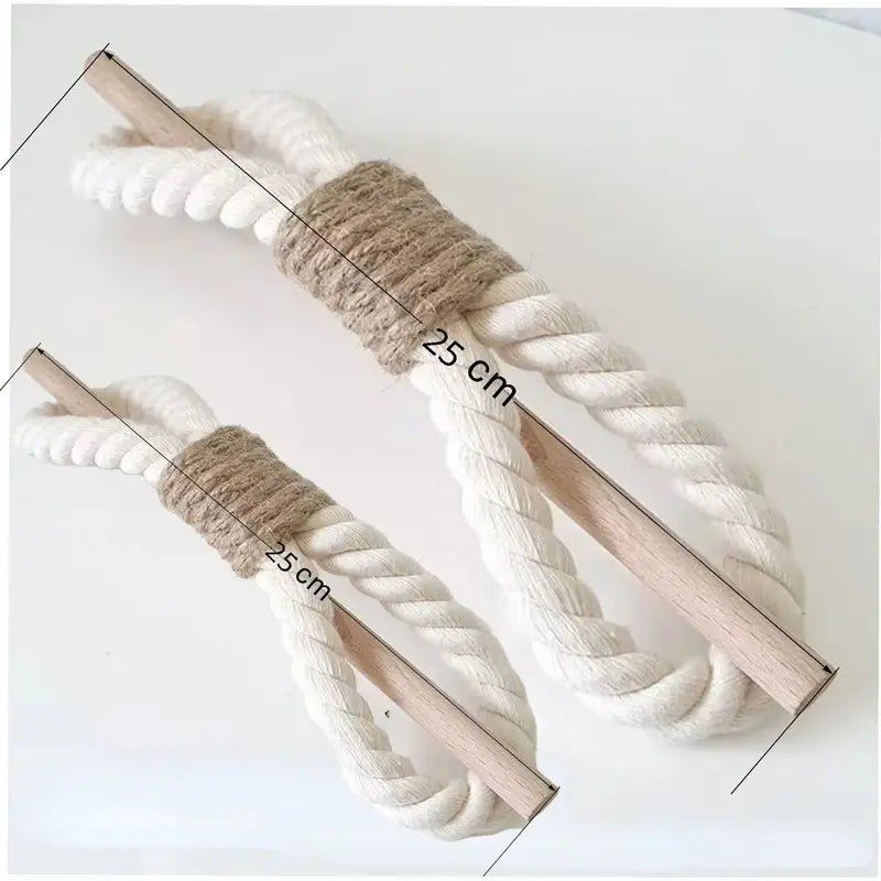 Nordic Hemp Rope Curtain Tiebacks