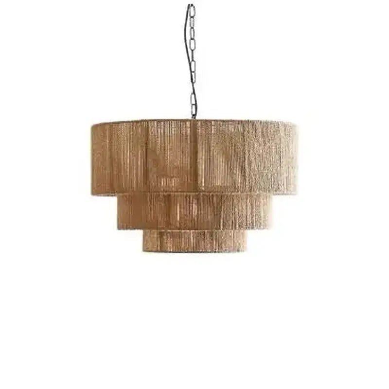 Hemp Rope Wall Lamp for Bedroom, Dining Room, and Living Room Decor