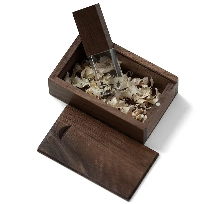 Gift USB Flash Drive: Crystal Wood