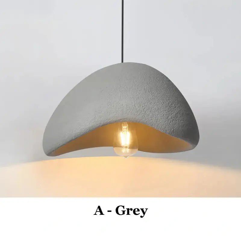 Minimalist Japanese Wabi Sabi Pendant Light