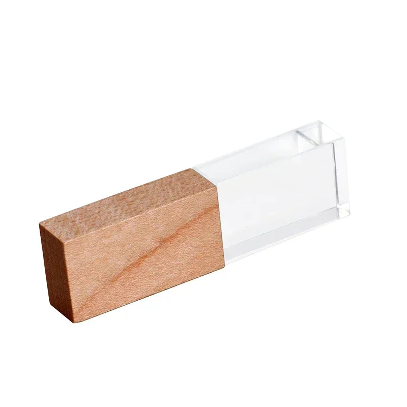 Gift USB Flash Drive: Crystal Wood