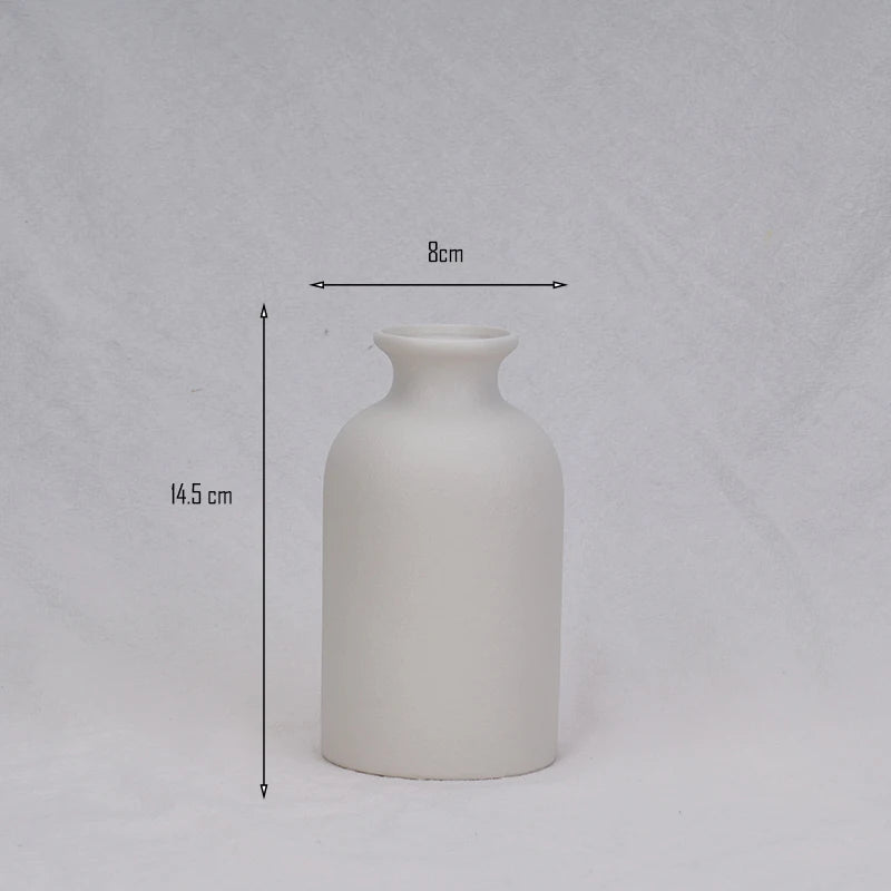 Minimalist Ceramic Vase: Versatile Beauty for Every Room (Gift-Ready!)