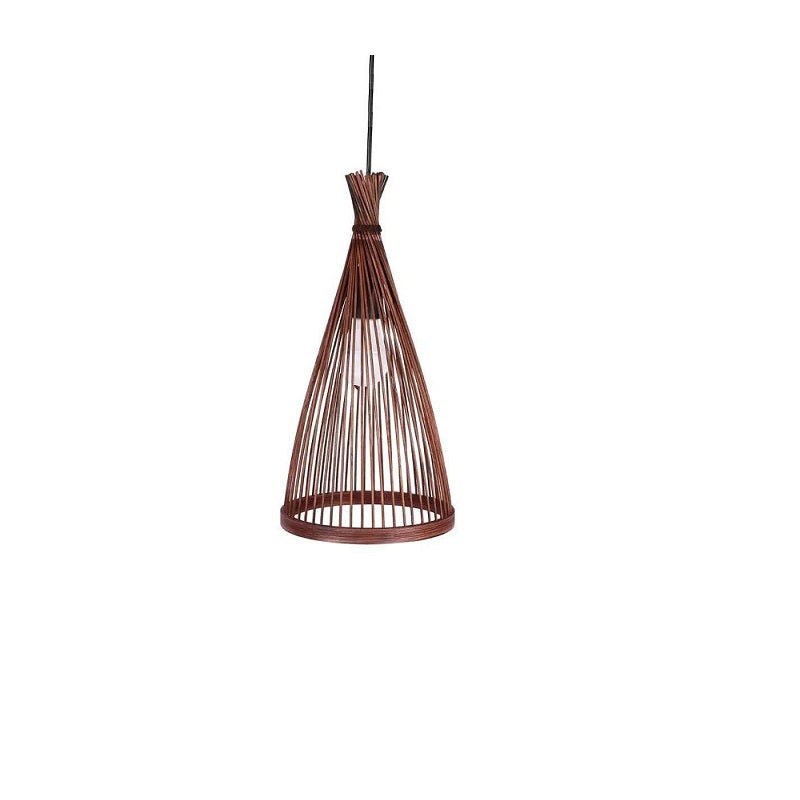 Japandi-Style Handmade Woven Rattan Pendant Lights