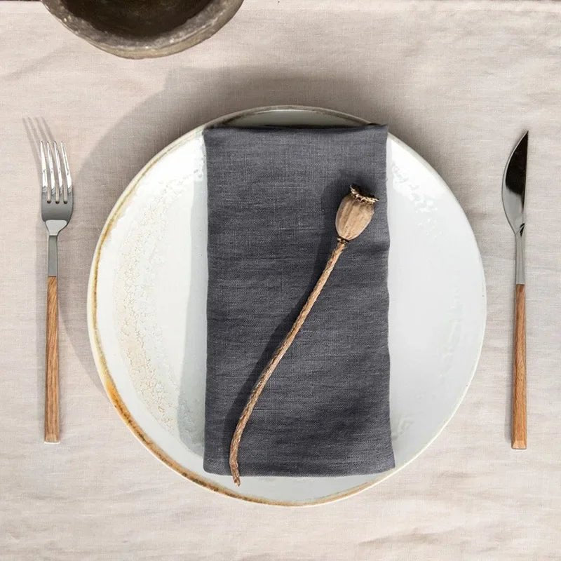 Linen Napkins (100% Natural! Elevate Every Table)