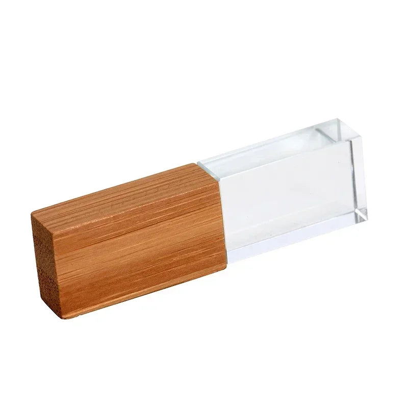 Gift USB Flash Drive: Crystal Wood