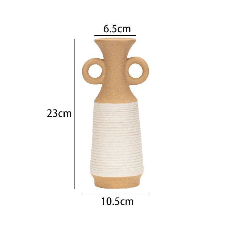 Modern Minimalism: Ceramic Vase for Home & Office (Nordic Vibes)