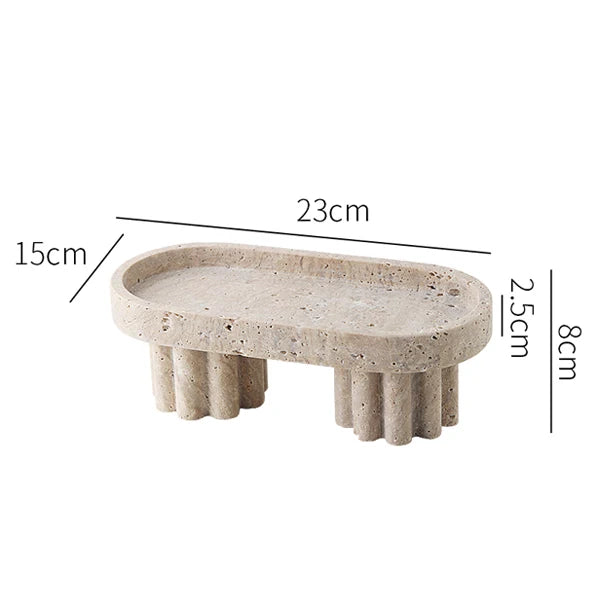 Elevated Essentials: Travertine Tray