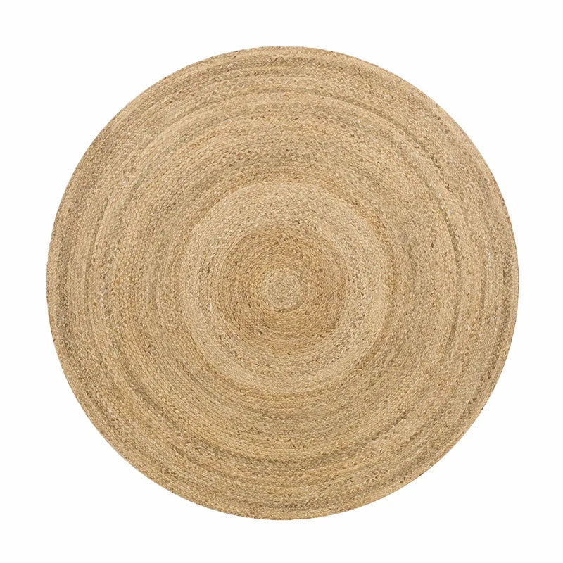 Japanese Style Rattan Round Carpets