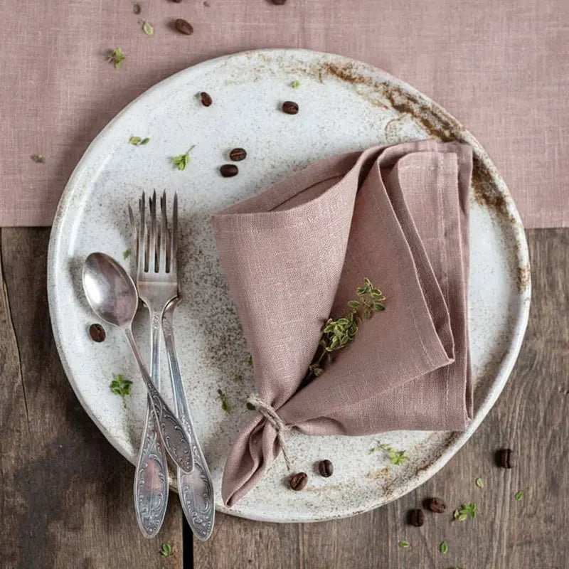 Linen Napkins (100% Natural! Elevate Every Table)