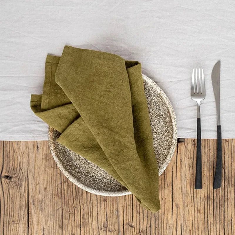 Linen Napkins (100% Natural! Elevate Every Table)